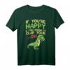 If Youre Happy And You Know It Clap Your Oh Trex Lustiges Dinosaurier T-Shirt für Kinder – Perfektes Geschenk zum Geburtstag & Weihnachten für Dinosaurierliebhaber