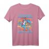 Wikinger-Einhorn auf T-Rex T-Shirt – Fantasievolles Design mit Wikinger- und Dinosaurier-Motiv, ideal für Mythologie- und Fantasy-Fans