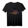 Jurassic Park Neon Distressed Light Pink T-Rex Logo T-Shirt - Offizielles Jurassic Park Merchandise für Dino-Fans und Film-Liebhaber