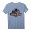Jurassic Park Neon Distressed Light Pink T-Rex Logo T-Shirt - Offizielles Jurassic Park Merchandise für Dino-Fans und Film-Liebhaber