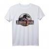 Jurassic Park Neon Distressed Light Pink T-Rex Logo T-Shirt - Offizielles Jurassic Park Merchandise für Dino-Fans und Film-Liebhaber