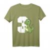 Kinder 3. Geburtstag Dinosaurier Ich bin schon 3 Jahre Dino T-Rex T-Shirt - Lustiges Geburtstagsoutfit für Jungen & Mädchen