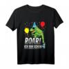 Kinder Roar Ich bin schon 4 Jahre Dinosaurier T-Shirt - Perfektes Geschenk für Dino-Fans zum 4. Geburtstag für Mädchen und Jungen