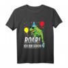 Kinder Roar Ich bin schon 4 Jahre Dinosaurier T-Shirt - Perfektes Geschenk für Dino-Fans zum 4. Geburtstag für Mädchen und Jungen