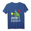 Kinder Roar Ich bin schon 4 Jahre Dinosaurier T-Shirt - Perfektes Geschenk für Dino-Fans zum 4. Geburtstag für Mädchen und Jungen