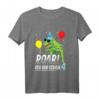 Kinder Roar Ich bin schon 4 Jahre Dinosaurier T-Shirt - Perfektes Geschenk für Dino-Fans zum 4. Geburtstag für Mädchen und Jungen