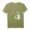 Kinder 3. Geburtstag T-Shirt - Ich bin schon 3 Jahre Dino T-Shirt mit bunten Ballons für Jungen und Mädchen, perfekt als Geburtstagsgeschenk für Dinosaurier-Fans