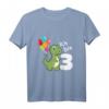 Kinder 3. Geburtstag T-Shirt - Ich bin schon 3 Jahre Dino T-Shirt mit bunten Ballons für Jungen und Mädchen, perfekt als Geburtstagsgeschenk für Dinosaurier-Fans