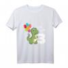 Kinder 3. Geburtstag T-Shirt - Ich bin schon 3 Jahre Dino T-Shirt mit bunten Ballons für Jungen und Mädchen, perfekt als Geburtstagsgeschenk für Dinosaurier-Fans