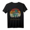 Synthesaurus Dinosaur mit Synthesizer - Retro Vintage Analog T-Shirt für Musikliebhaber, Musiker & Producer