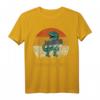 Synthesaurus Dinosaur mit Synthesizer - Retro Vintage Analog T-Shirt für Musikliebhaber, Musiker & Producer