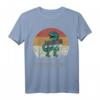 Synthesaurus Dinosaur mit Synthesizer - Retro Vintage Analog T-Shirt für Musikliebhaber, Musiker & Producer