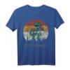 Synthesaurus Dinosaur mit Synthesizer - Retro Vintage Analog T-Shirt für Musikliebhaber, Musiker & Producer