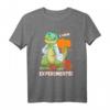 I Love Experiments T-Rex Shirt für Chemiker und Wissenschaftler – Lustiges Laboranten-Shirt & Geschenkidee