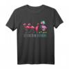 Tennis Damen Tennisspielerin T-Shirt mit Flamingo - Geschenkidee für Tennisspielerinnen und Tennisfans zum Geburtstag