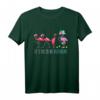 Tennis Damen Tennisspielerin T-Shirt mit Flamingo - Geschenkidee für Tennisspielerinnen und Tennisfans zum Geburtstag