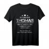 Ich Bin Der Thomas Mache Was ich Will Wann Ich Will T-Shirt – Lustiges Männer-Shirt für Geburtstag, Weihnachten, Vatertag & mehr