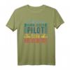 Flugpiloten Studieren Kann Jeder Pilot Motorflug Flugzeuge T-Shirt - Perfektes Geschenk für Flugbegeisterte und Flugschüler