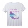 Kinder Ich Bin Schon 6 - Meerjungfrau Mädchen Geburtstag T-Shirt mit Sternen Motiv für 6 Jahre, Geburtstagsgeschenk für Meerjungfrauen-Fans