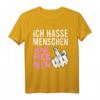 Ich Hasse Menschen Weil Fick Dich - Lustiges Provokantes Festival T-Shirt für Männer und Frauen mit ironischem Spruch