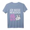 Ich Hasse Menschen Weil Fick Dich - Lustiges Provokantes Festival T-Shirt für Männer und Frauen mit ironischem Spruch