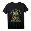 Ohne Kaffee Ohne Mich - Lustiges Spruch T-Shirt für Morgenmuffel, Nachtschichtarbeiter & Fans schwarzen Humors