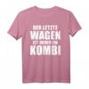 Der letzte Wagen ist immer ein Kombi schwarzer Humor T-Shirt – Makaber, zynisch und perfekt für Partys & Feste