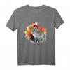 Fuchs Kunst Bunt - Tier Fuchs T-Shirt für Tierliebhaber, Freunde und Familie