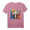 Panda Kunst Bunt - Tier Panda T-Shirt für Tierliebhaber, Freunde und Familie
