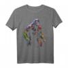Gorilla Kunstwerk Bunt Tier - Farbenfrohes Tiermotiv T-Shirt für Tierliebhaber, Freunde & Familie