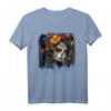 La Catrina Cooles Día de Los Muertos Design T-Shirt – Elegantes Halloween Outfit mit La Catrina Tattoo & Makeup