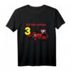 Kinder Geburtstagsshirt 3 Jahre Junge mit Trecker - Lustiges T-Shirt mit Zahl Drei für den besonderen 3. Geburtstag