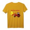 Kinder Geburtstagsshirt 3 Jahre Junge mit Trecker - Lustiges T-Shirt mit Zahl Drei für den besonderen 3. Geburtstag