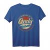 Andy Der Mann der Mythos die Legende Vornamen T-Shirt - Stylishes Retro & Vintage Design, perfektes Geschenk für Geburtstag, Weihnachten & Vatertag