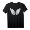 Weiße Engelsflügel T-Shirt - Schutzengel Design für gläubige Menschen, perfekte Geschenkidee für Familie und Freunde
