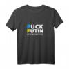 Puck Futin I Stand With Ukraine - Anti-Putin Ukrainian Flag T-Shirt für Solidarität und politisches Statement