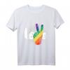 Liebe Peace Zeichen Regenbogen Flagge LGBT T-Shirt - Stolz und Unterstützung für die Community, ideal zum Pride Monat & als Geschenk