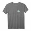 Lustiges Robbe in der Brusttasche T-Shirt – Süßes Seehund Pocket Shirt als Geschenk für Tierliebhaber zu Geburtstag & Weihnachten