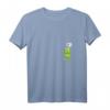 Damen Statement Frosch T-Shirt mit Comic Style Design - Lustiges Nö Spruch V-Ausschnitt, tolles Geschenk für Kinder, Teens und Erwachsene