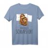 Offizielles Faultier Schlafshirt – Lustiges und Bequemes Tiermotiv für Morgenmuffel, Langschläfer & Power Nappers, Perfekt zum Schlafen und als Geschenk