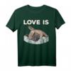 Cute Love Is Frenchie T-Shirt – Perfect Gift for French Bulldog Owners and Dog Lovers