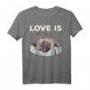 Cute Love Is Frenchie T-Shirt – Perfect Gift for French Bulldog Owners and Dog Lovers