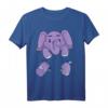 Lustiges Vintage Baby-Elefanten T-Shirt mit Cartoon-Design – Originelles Geschenk für Tierliebhaber und Elefantenfans