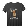Not Amoosed Elch T-Shirt mit Wortspiel - Lustiges Statement für Tier- und Humorfans, Kinder, Teens, Damen & Herren