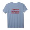 I Shaved My Balls For This - Lustiges Feministisches Raglan-Shirt für Proteste, Gleichstellung & Humor