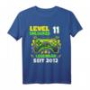 Level 11 Jahre Gamer Geburtstags T-Shirt für Jungen - Legendär seit 2012, perfekt für Kinder, Zocker & Gaming Fans