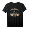 I'm Here To Break Your Balls - Lustiges Billard T-Shirt für Fans, Spieler & Geschenkideen zum Geburtstag & Weihnachten