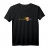 Oberösterreich Flagge Herzschlag Austria Wappen Adler Fahne T-Shirt - Stolz auf die Heimat, Geschenkidee & Souvenir