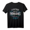 Fröhliches Schwarzes T-Shirt für Damen und Herren – Bequeme Alltagsmode & stylischer Look