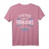 Fröhliches Schwarzes T-Shirt für Damen und Herren – Bequeme Alltagsmode & stylischer Look